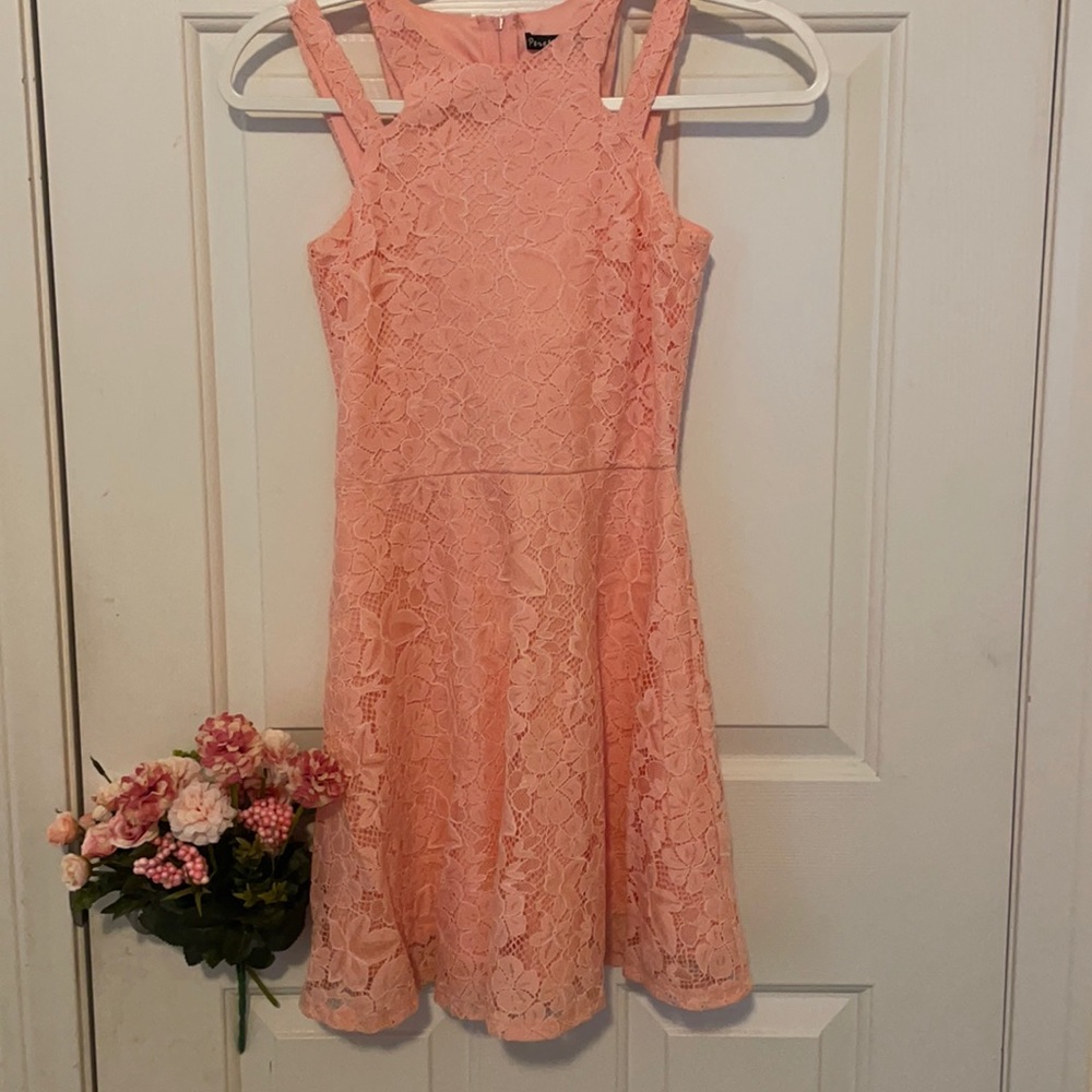 Penelope tree kids size 12 peach colored dress